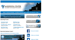 Desktop Screenshot of anderson-center.org