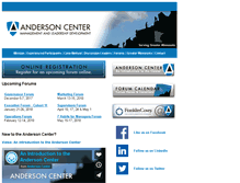 Tablet Screenshot of anderson-center.org